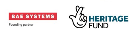 BAE Systems and Heritage Lottery Fund log