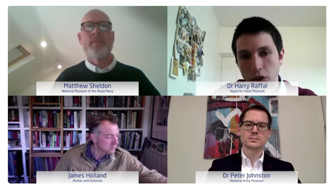 4 Historians taking part in the Vying for Victory Debate