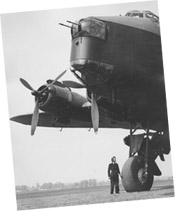 Joan Hughes and a Stirling