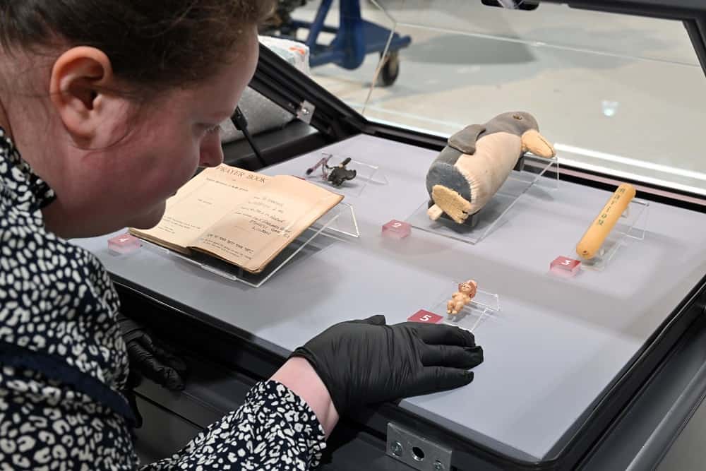 Getting the Bomber Command Exhibition ready