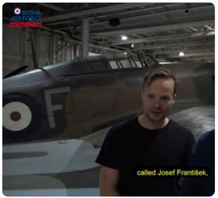 Actor Krystof Hádek who played Josef Frantisek in the film Hurricane