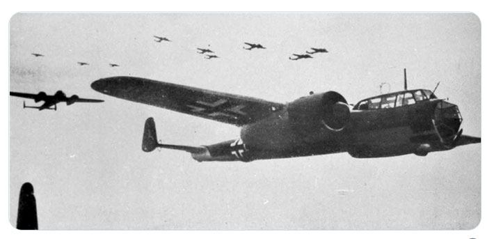 Dornier Do17s in Flight over London