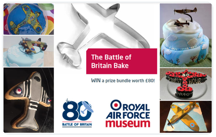 A selection of cakes and biscuits that have been entered into our Battle of Britain Bake