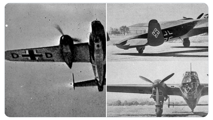 3 images showing Luftwaffe aircraft