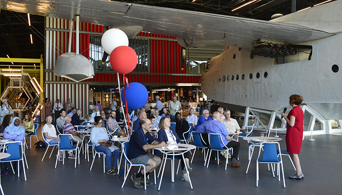 Press and Community Opening day at the RAF Museum London