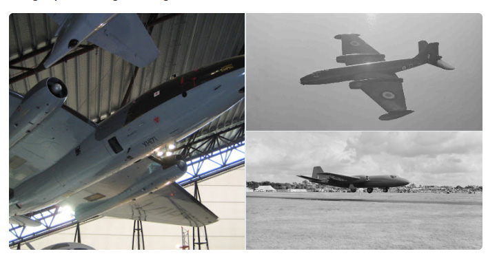 Cosford's Canberra and historic photographs