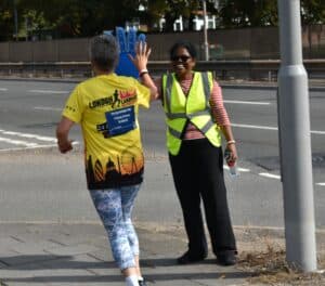 Volunteer Marshall at our annual Spitfire 10k run