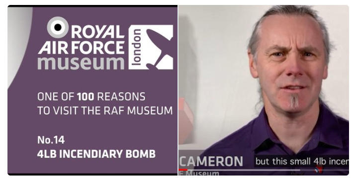 Watch on our YouTube Channel the story of the Incendiary Bomb