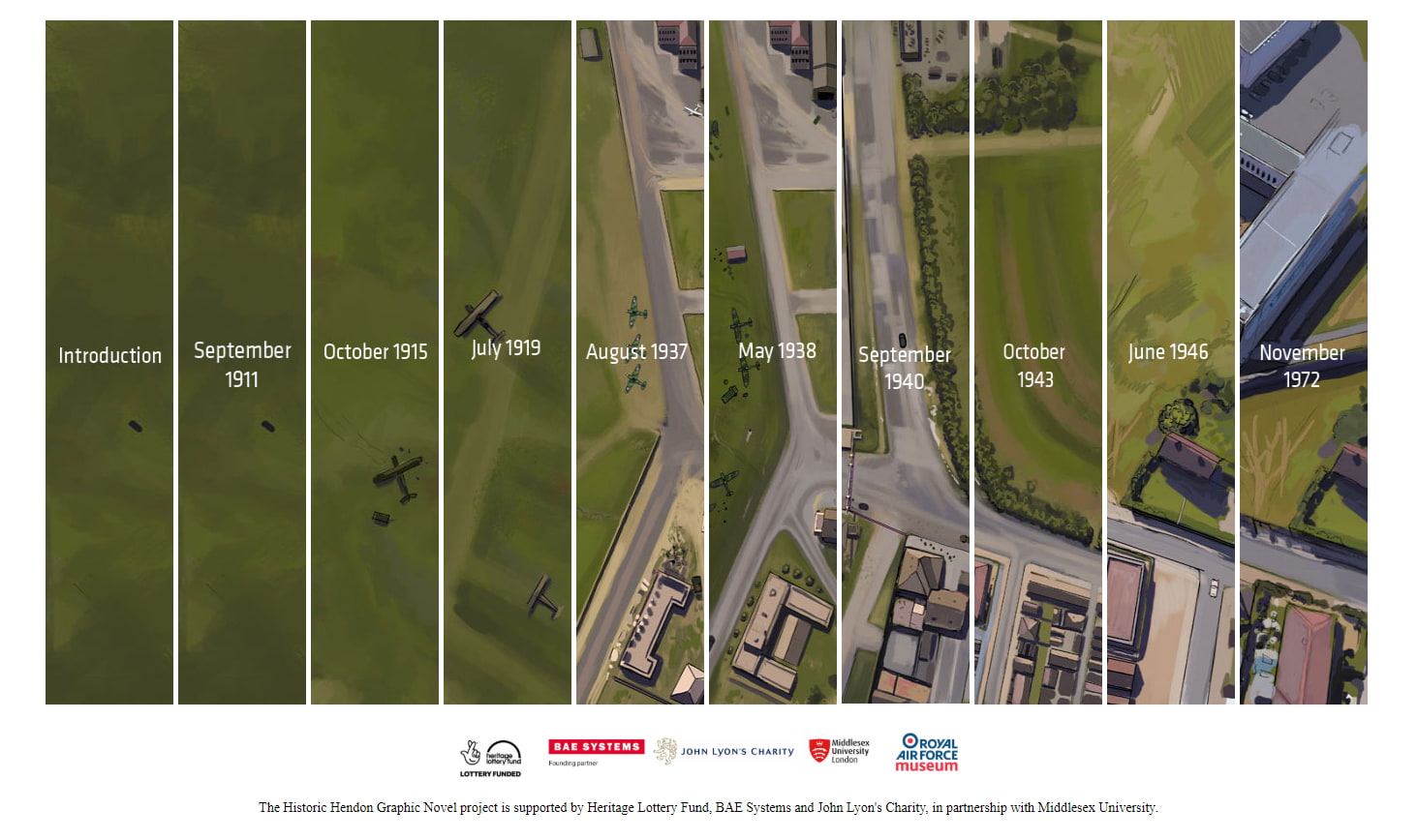 Historic Hendon Graphic Novels' Homepage