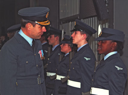 Graduation ceremony at RAF Halton, 1994 (Courtesy of Peter Dye)