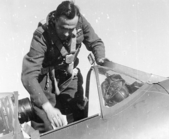 G/Cpt Karel MRÁZEK, DFC, DSO. In 1942, after the death of Alois Vašátko, he became the second commander of the Czechoslovak wing. Moravské zemské muzeum