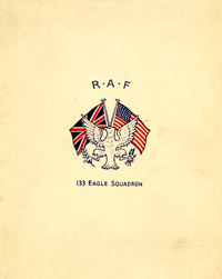 No. 133 (Eagle) Squadron Christmas card, 1941
