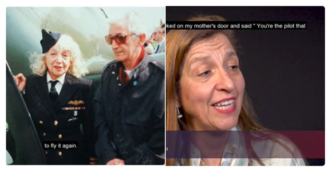 Jackie Moggridge (left) with her daughter Candida (right)