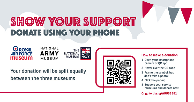Show us your support by making a donation to all three museums