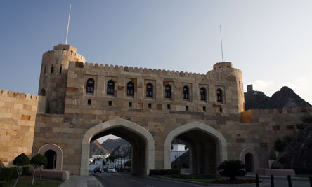 The Muscat Gate, Muscat, Oman - this gate houses a museum dedicated to the history of Muscat