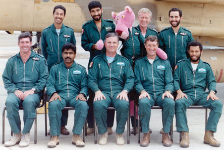 Omani and British Pilots of No. 20 Squadron of the Sultan of Oman's Air Force