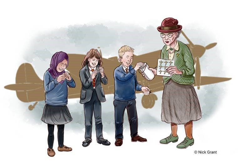 The children start their adventure