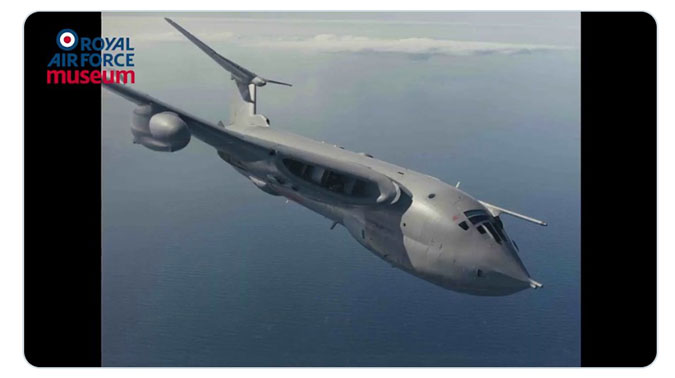 The Victor Bomber in Flight