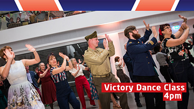 Join us for a very special class showing you how to swing dance in your front room