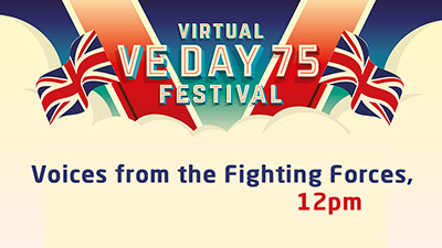 At noon, we examine what life was like for various forces members on VE Day
