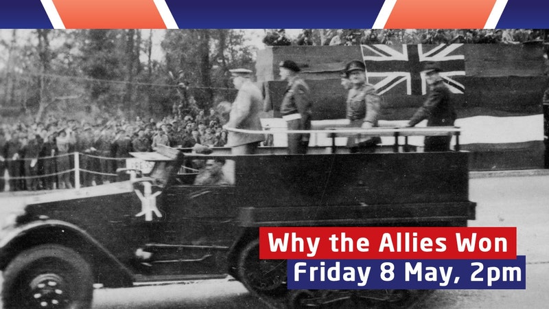 Sign up now to Why The Allies won the War a live seminar with James Holland