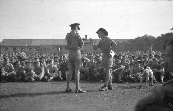 Disgruntled airmen during the 'strike' of 1946 (RAFM X004-3994)