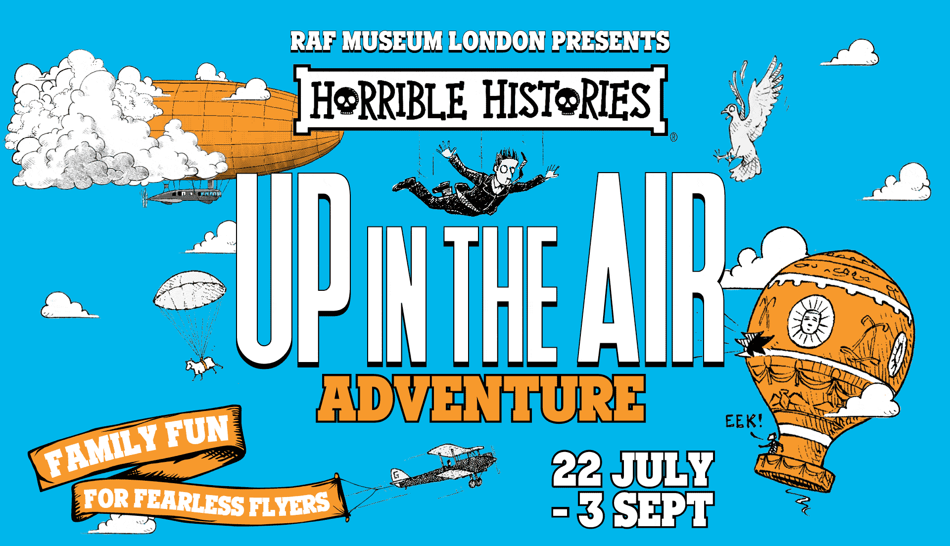 RAF Museum presents Horrible Histories Up in the Air Adventure