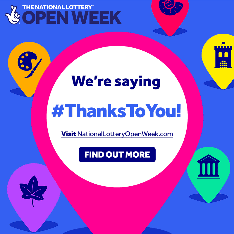 RAF Museum supports National Lottery Open Week #ThanksToYou campaign