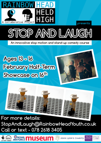 Poster for Stop and laugh project