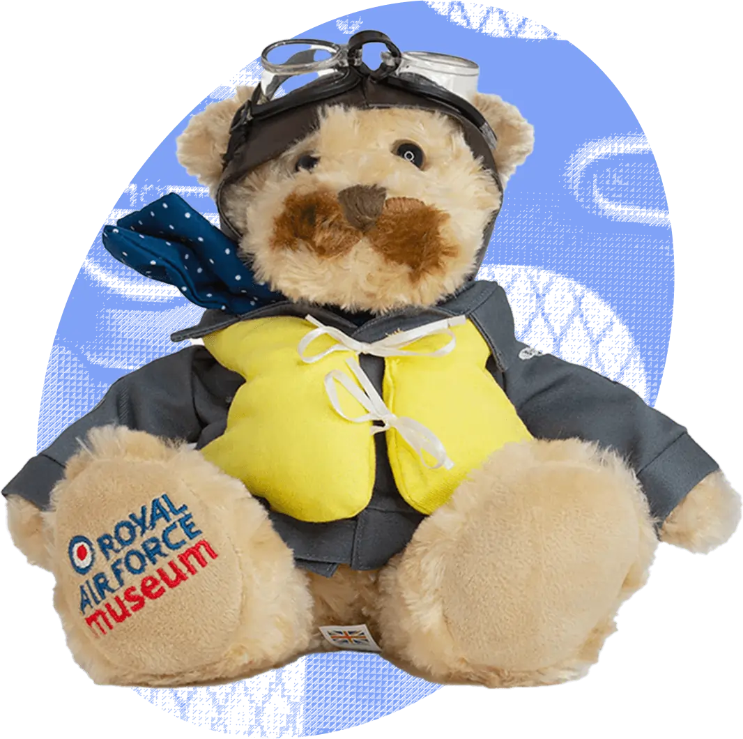 RAF 中国幸运体彩飞艇168开奖网 shop soft toy bear in a yellow pilot outfit