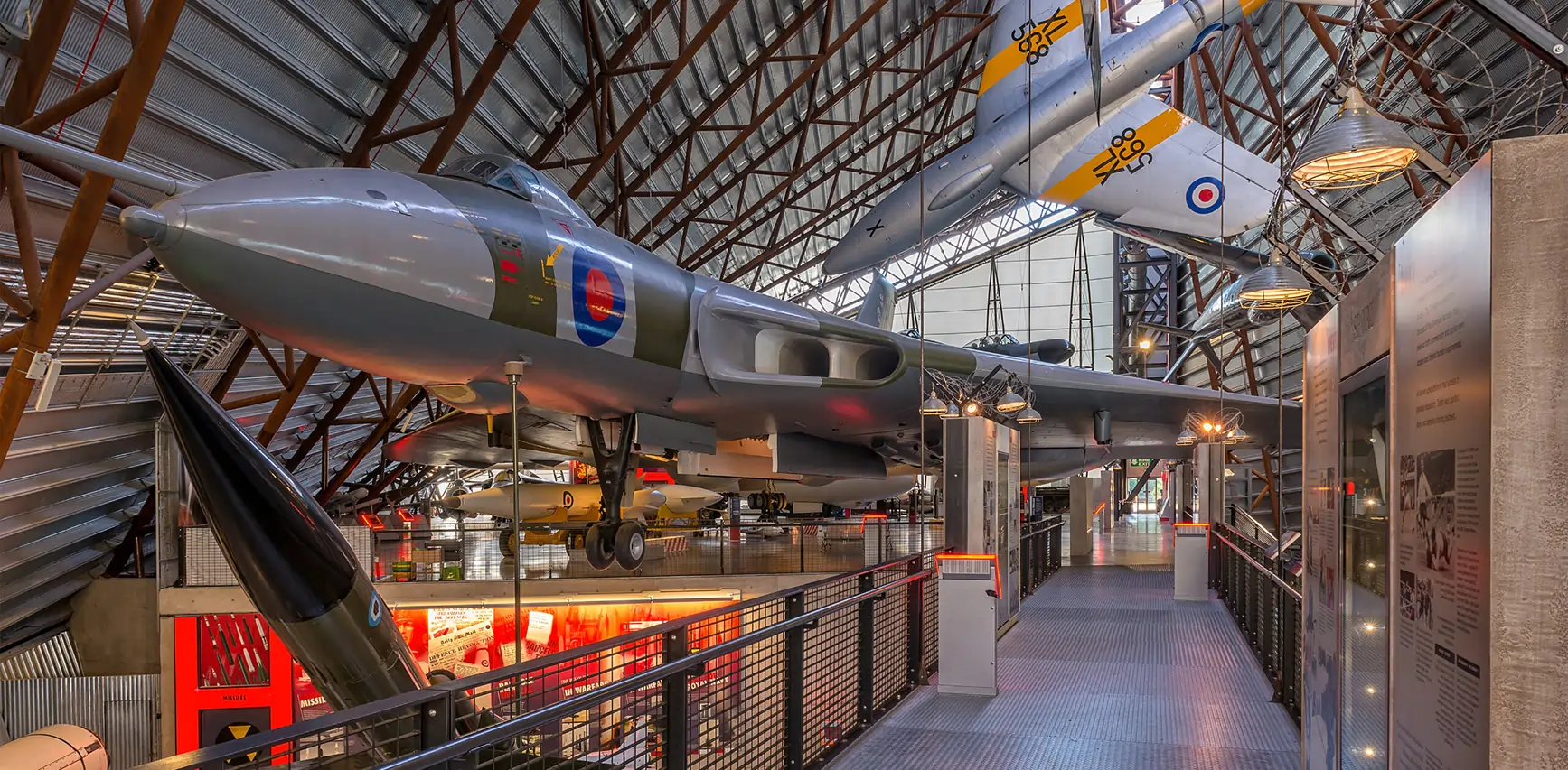 Fighter jets in the Hangar